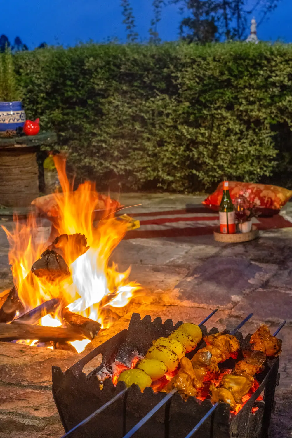 Bonfire flames – Joie de Vivre Mukteshwar