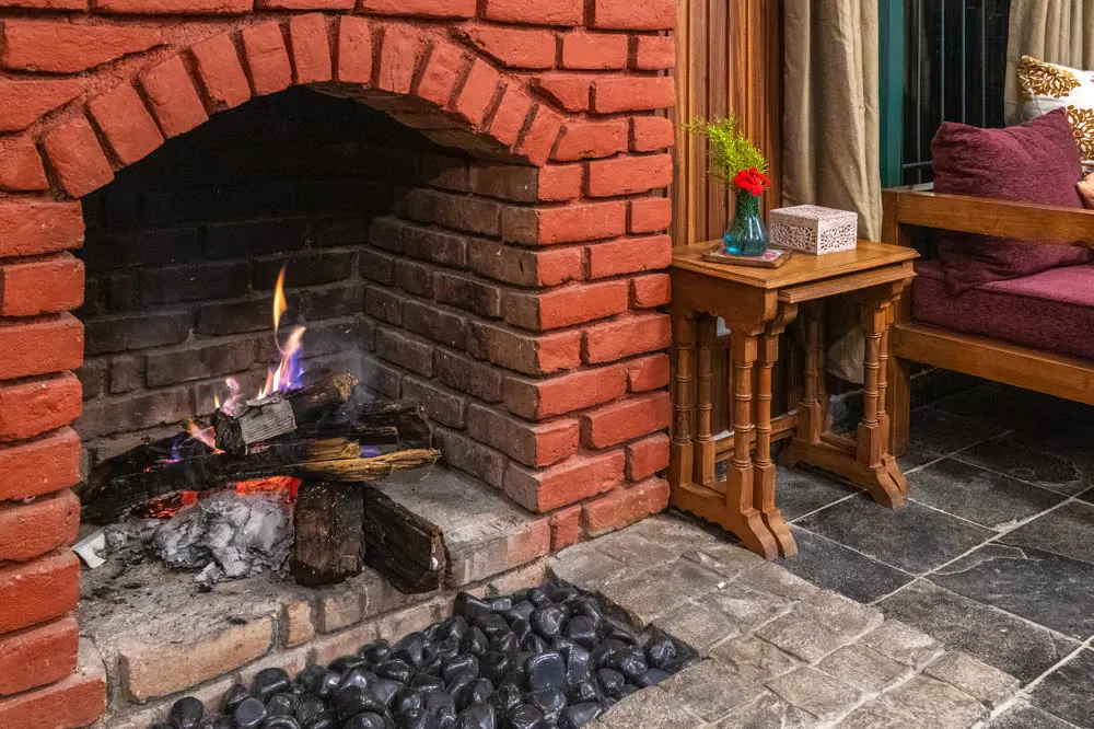 Fire in the hearth – Joie de Vivre Mukteshwar
