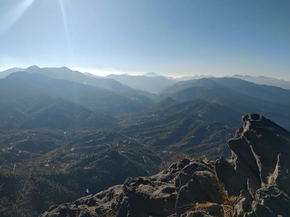 Valley view from Chauli ki Jali, Mukteshwar