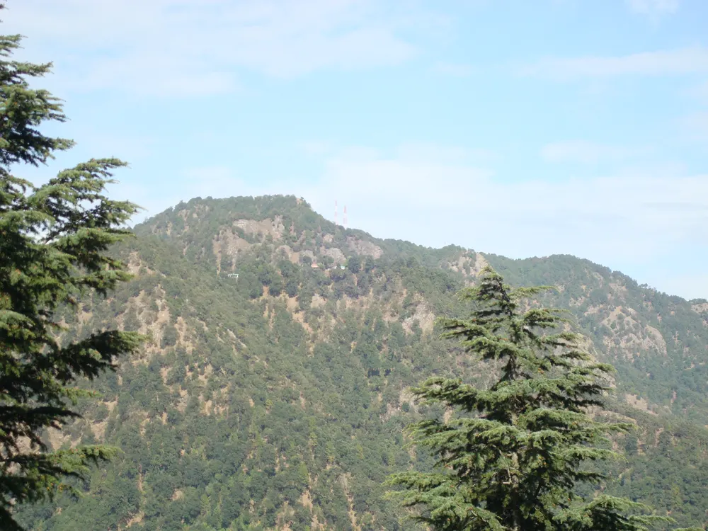 Hills and forest at Ramgarh, Nainital district