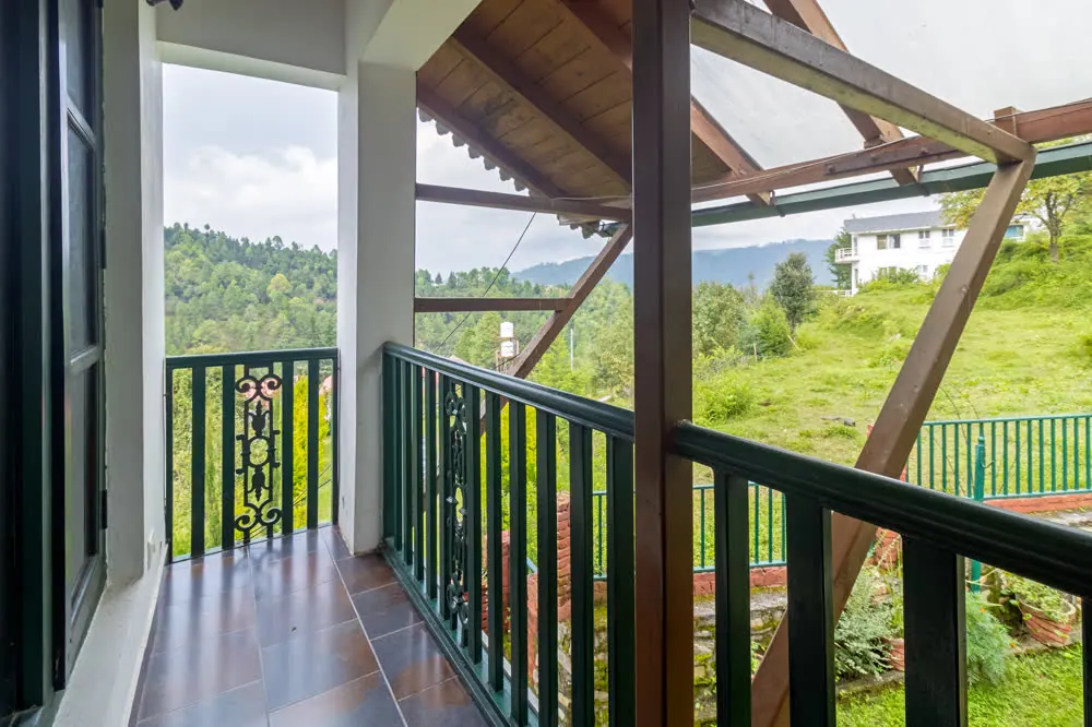 The Valley Attic, attic bedroom at Joie de Vivre Mukteshwar